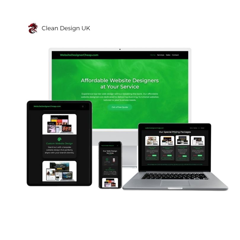 Cheap Website UK project